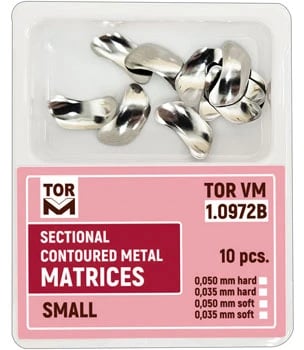 Sectional Contoured Metal Matrices B-series, Small