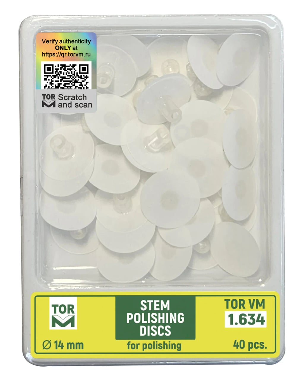 Stem Polishing Discs, Ø14 mm, superfine