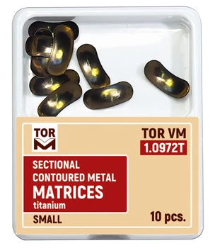 Sectional Contoured Metal Matrices Titanium, Small