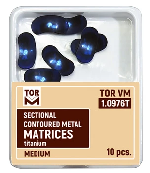 Sectional Contoured Metal Matrices Titanium, Medium